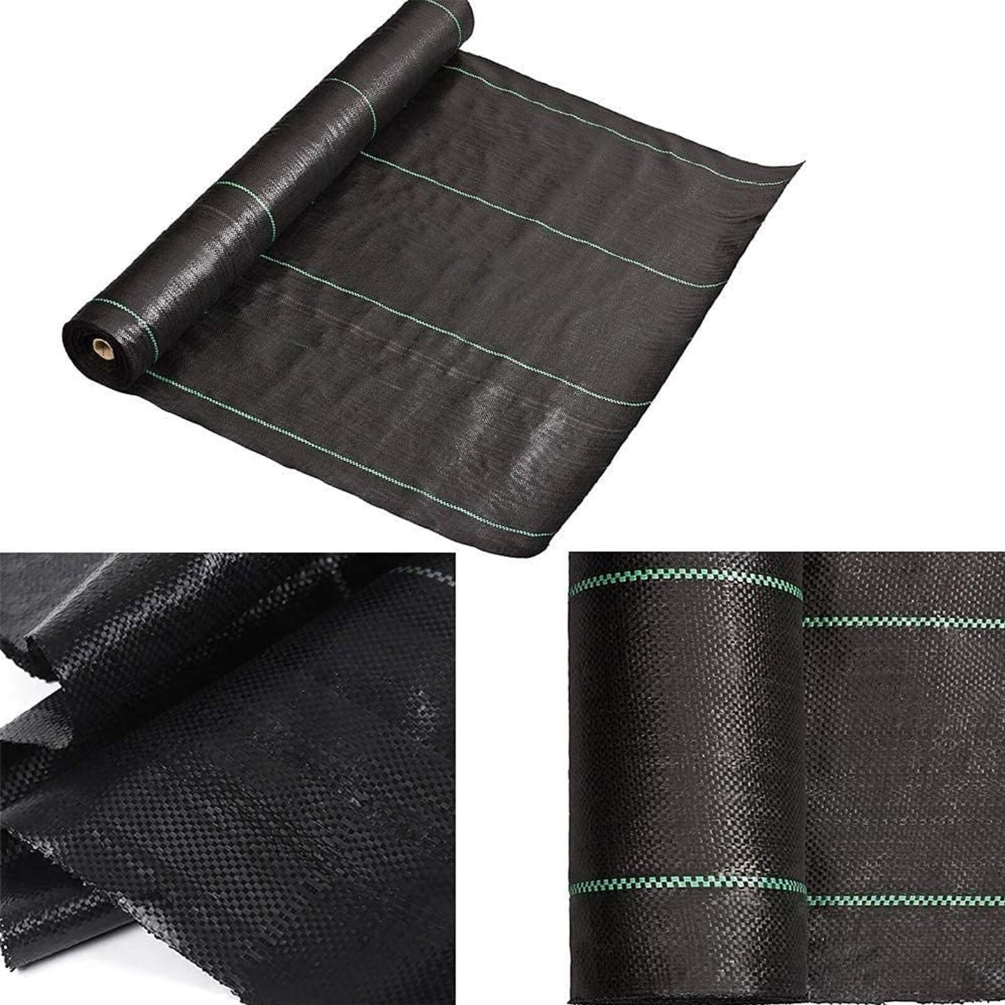 NINXANG Weed Barrier Landscape Fabric Durable Weed Block Gardening Mat Non Woven Weed Block Fabric Garden Landscaping Fabric Roll Weed Control Fabric in Rolls (4FTx100FT)