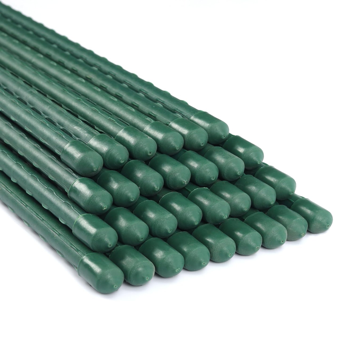 TINGYUAN Garden Stakes 36 Inches Steel Plant Stakes Tomato Stakes 3ft Pack of 25