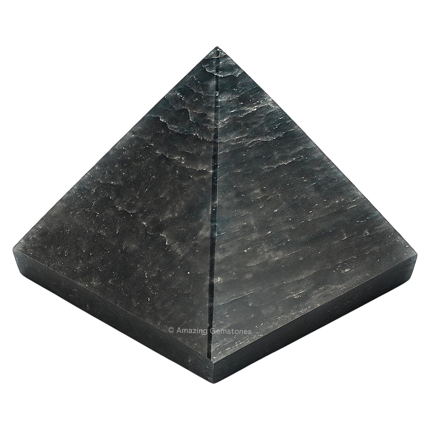 Amazing Gemstone Blue Aventurine Pyramid Crystal Healing Stones - 2" Great Pyramid Figurine of Natural Stone Pyramid for Meditation, Reiki, Chakra Balancing and Crystal Pyramids Grid