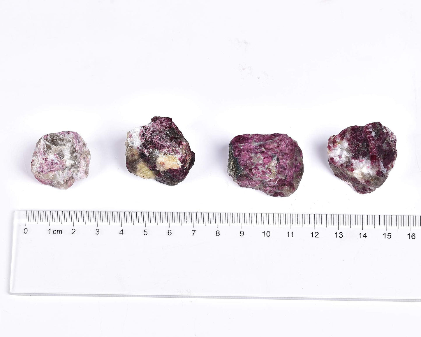 JIC Gem 12-16Pcs 0.7 Lbs irregular shape unpolished raw Madagascar natural Pink Tourmaline Quartz Crystals and Healing Stones,0.32KG Gemstone Crystal Bulk rough Stones