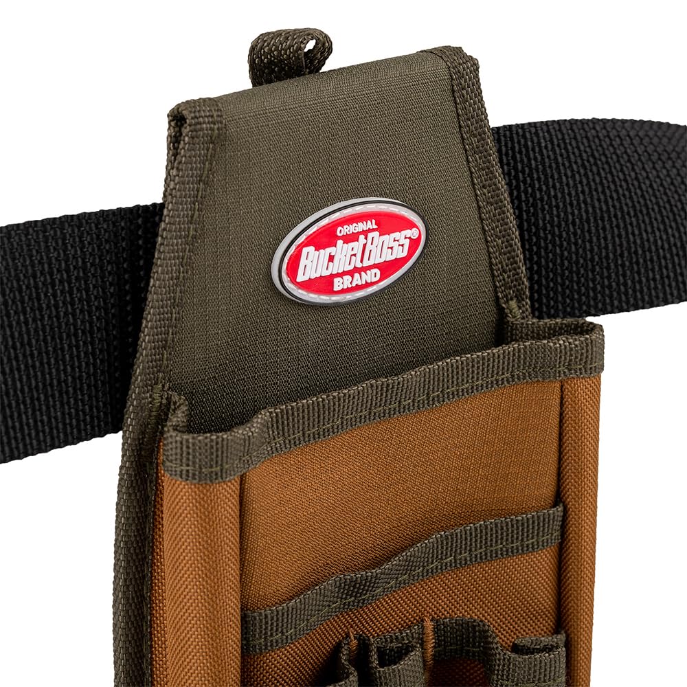 Bucket Boss - Utility Pouch with FlapFit, Pouches - Original Series (54170), Brown