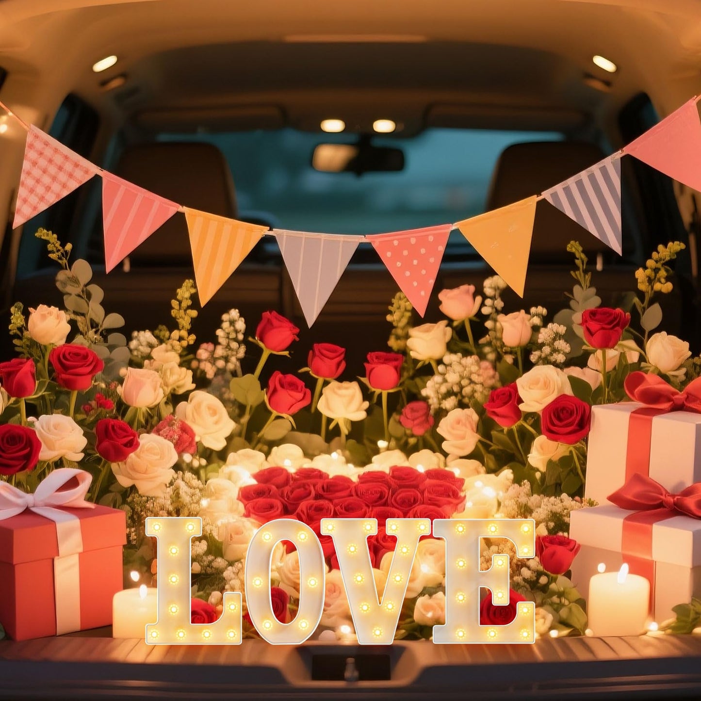 Light Up Letters, LED Letter Lights 26 Alphabet, Diamond Bulb Marquee Light Up Letters, Lighted Letter Sign Night Light for Home Party Wedding Birthday Graduation Decor-Q