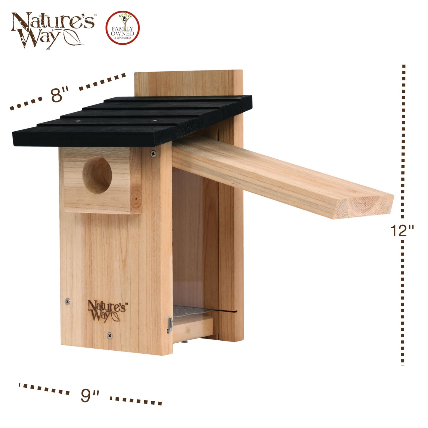 Nature's Way Bird Products CWH4 Cedar Bluebird Viewing House