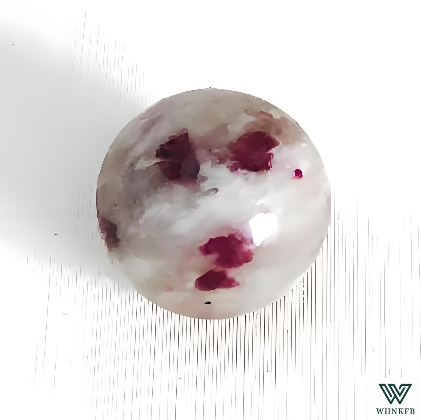 WHNKFB 8mm 50PCS Natural Watermelon Tourmaline Round Beads, Pink-Green Loose Gemstone Beads for Jewelry Making Craft - 6mm 8mm 10mm Options with Free Elastic Cord