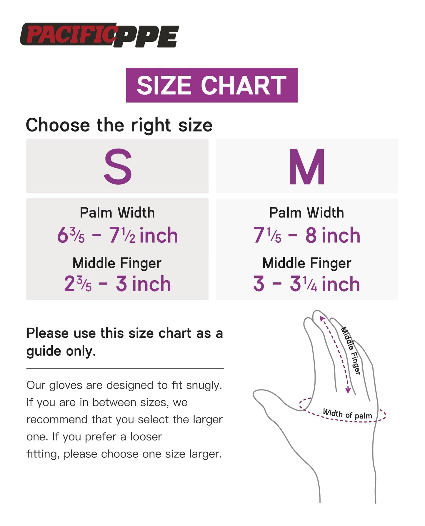 PACIFIC PPE 3 Pairs Gardening Gloves for women, Rubber Coated Garden Gloves, Ladies Yard Work Gloves, Breathable, Purple, Medium