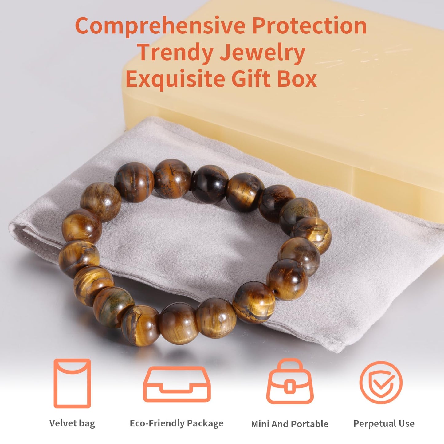 Handmade Natural Jade Beaded Bracelet for Women & Men – Genuine Green/White Jade Gemstone Stretch Bracelet – Lucky Energy Healing Jewelry Gift for Peace, Prosperity & Protection ST-V-01
