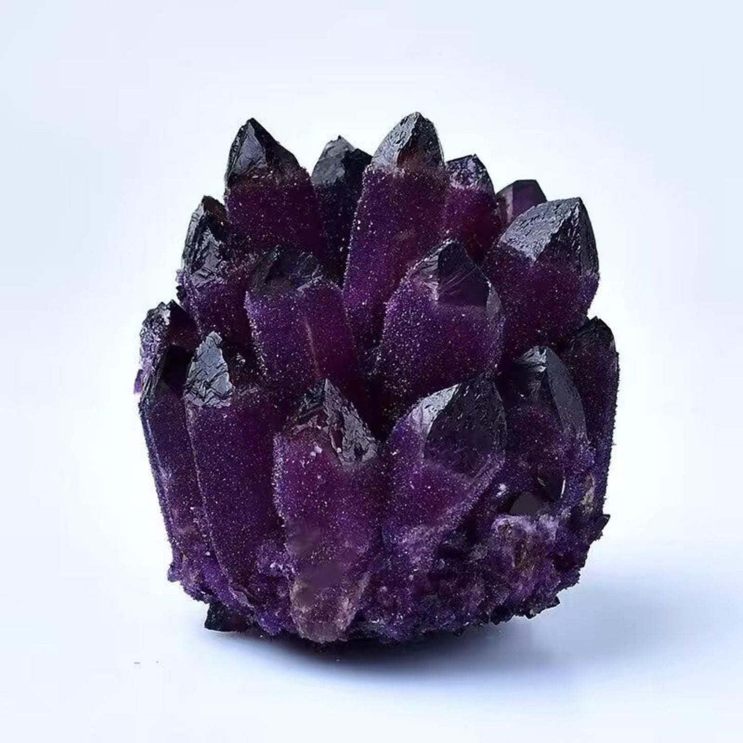 DUKIZA Large Amethyst Crystal Cluster，Real Crystals ，raw Crystal Cluster， Amethyst Stone ，Large Crystals Cluster for Home Decor