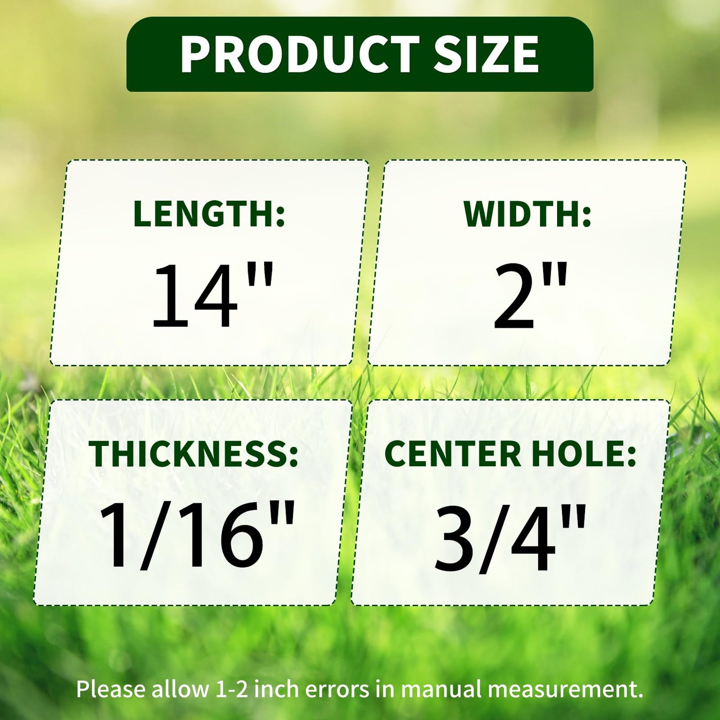 CLSR2U MO48L2212 Lawn Mower Blade Compatible with G reenworks MO48L2212 Brushless Mower 14-Inch - Replaces C3203355-01