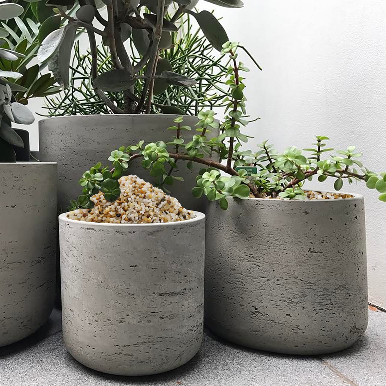 Yousonew 10lbs Coarse Sand Stone for Decorative Rocks, Soil Cover Bonsai, Succulent, Terrarium, Cactus, Aquarium, Garden, DIY, Natural Sand Top Dressing