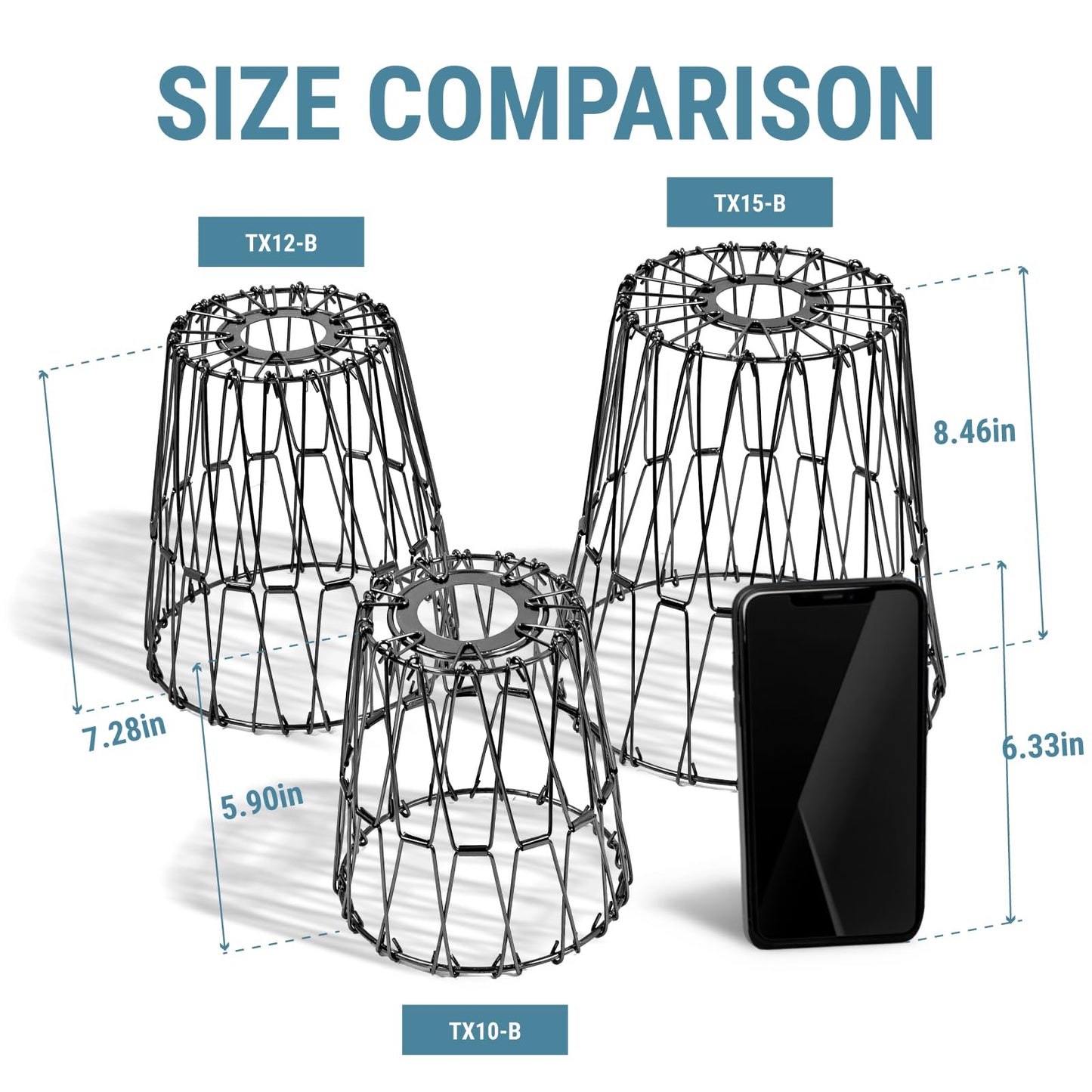 KOSTA Pendant Light Fixtures, Hanging Ceiling Lights, E26 Base Max. 40 Watts, for Kitchen Island Dining Restaurant Room Hallway Hotel Bar, 12 Inch, Bulb Not Included, 2-Pack