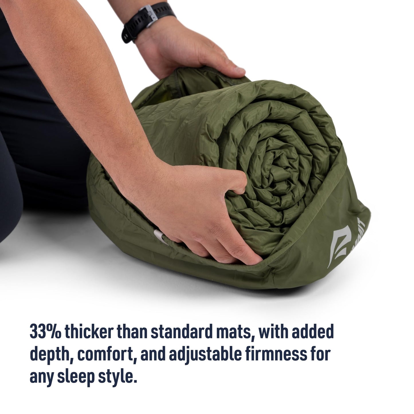 Sea to Summit Camp Plus Self-Inflating Foam Sleeping Mat for Camping - Rectangular - Regular (72 x 25.2 x 2.6 inches)