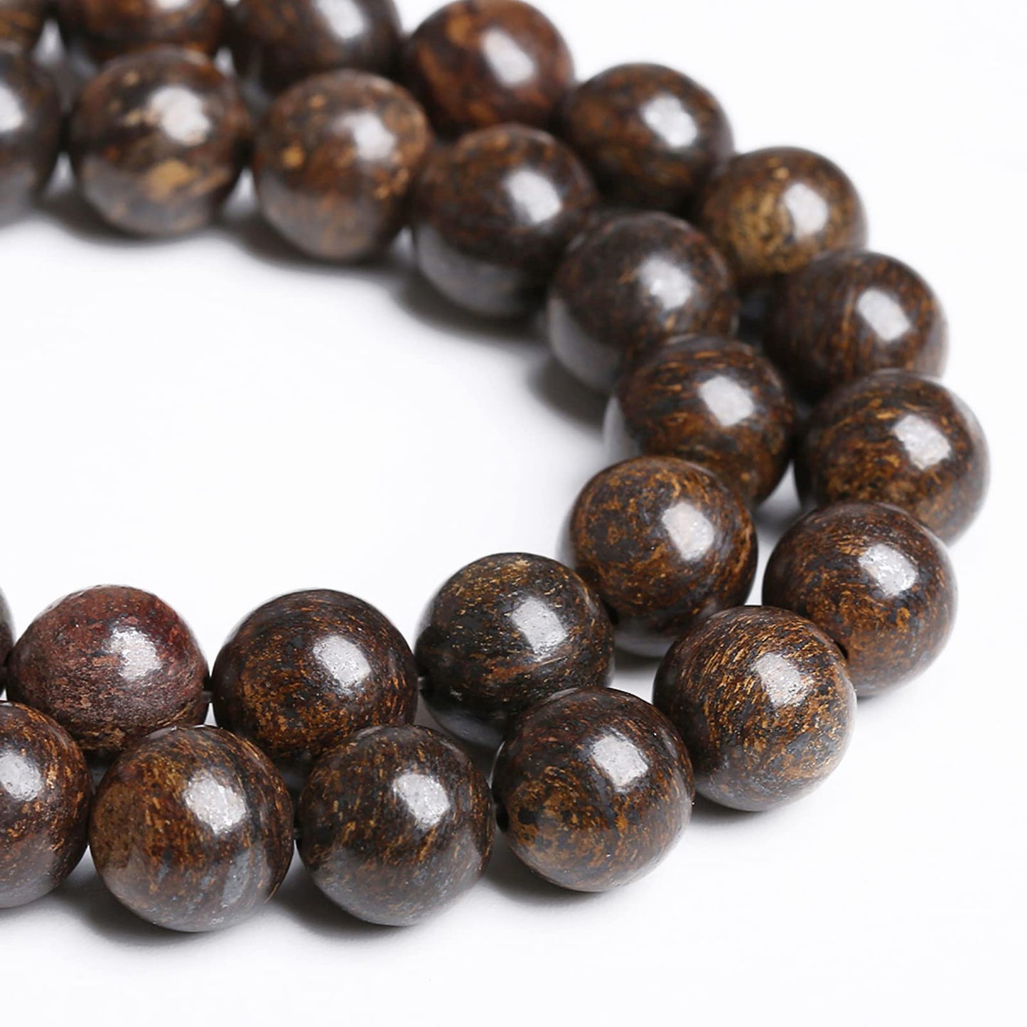 4MM 86PCS Natural Stone Bronzite Gemstone Spacer Loose Beads for Jewelry Making DIY Bracelet Necklace 1 Strand