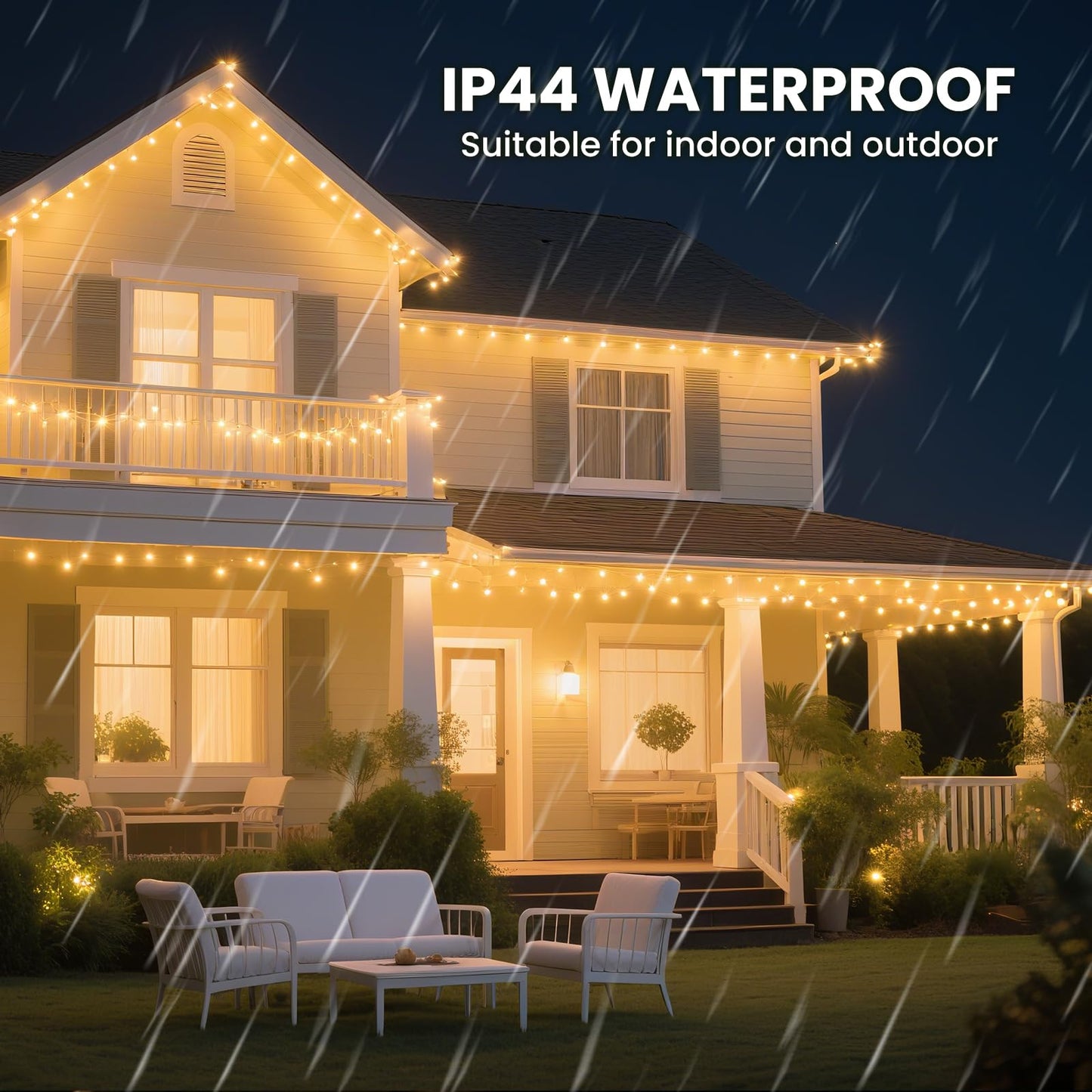 Dailyart Fairy Lights Plug in, 500 Led with Remote 42Ft Small Warm String Lights with Timer Long Twinkle Waterproof String Fairy Lights for Bedroom Outdoor Indoor Decor,Gold Wire