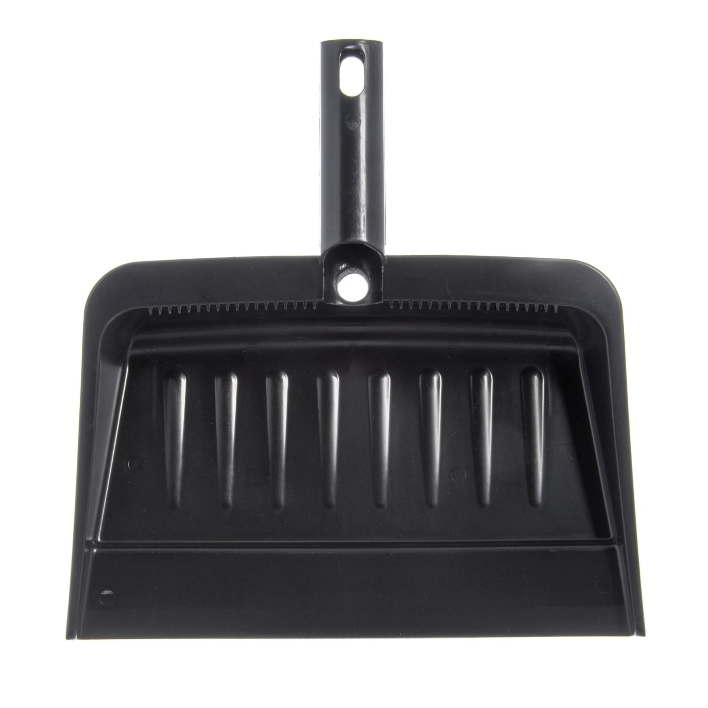 Carlisle FoodService Products Heavy Duty Dust Pan with Handle – Durable Plastic, 8 Inch Dust Pan for Home, Kitchen, and Commercial Use, Black