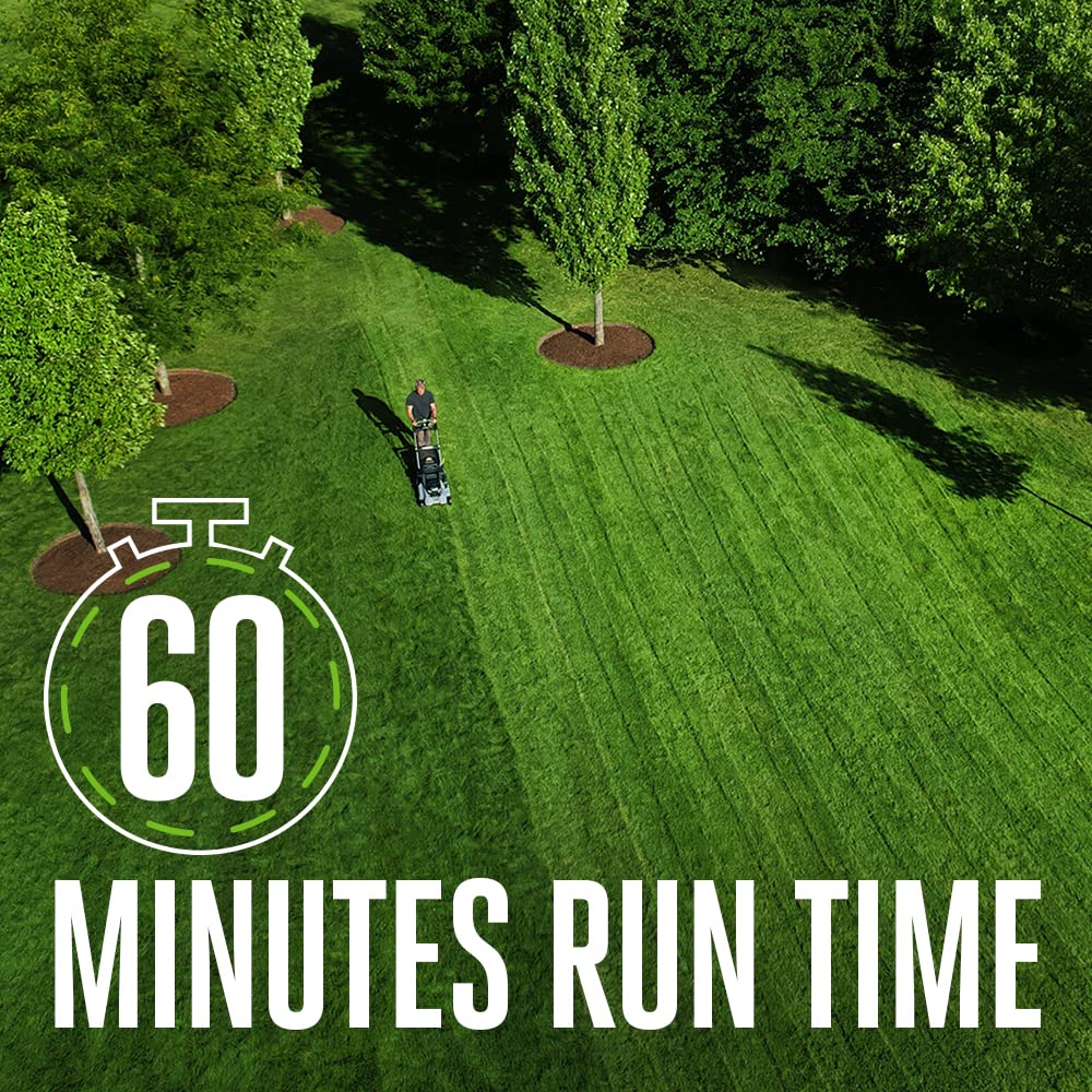 EGO POWER+ Cordless Electric Lawn Mower, Self-Propelled, Includes 56V 7.5Ah Battery and Rapid Charger (LM2135SP) Plus Extra 5.0Ah Battery (BA2800T)
