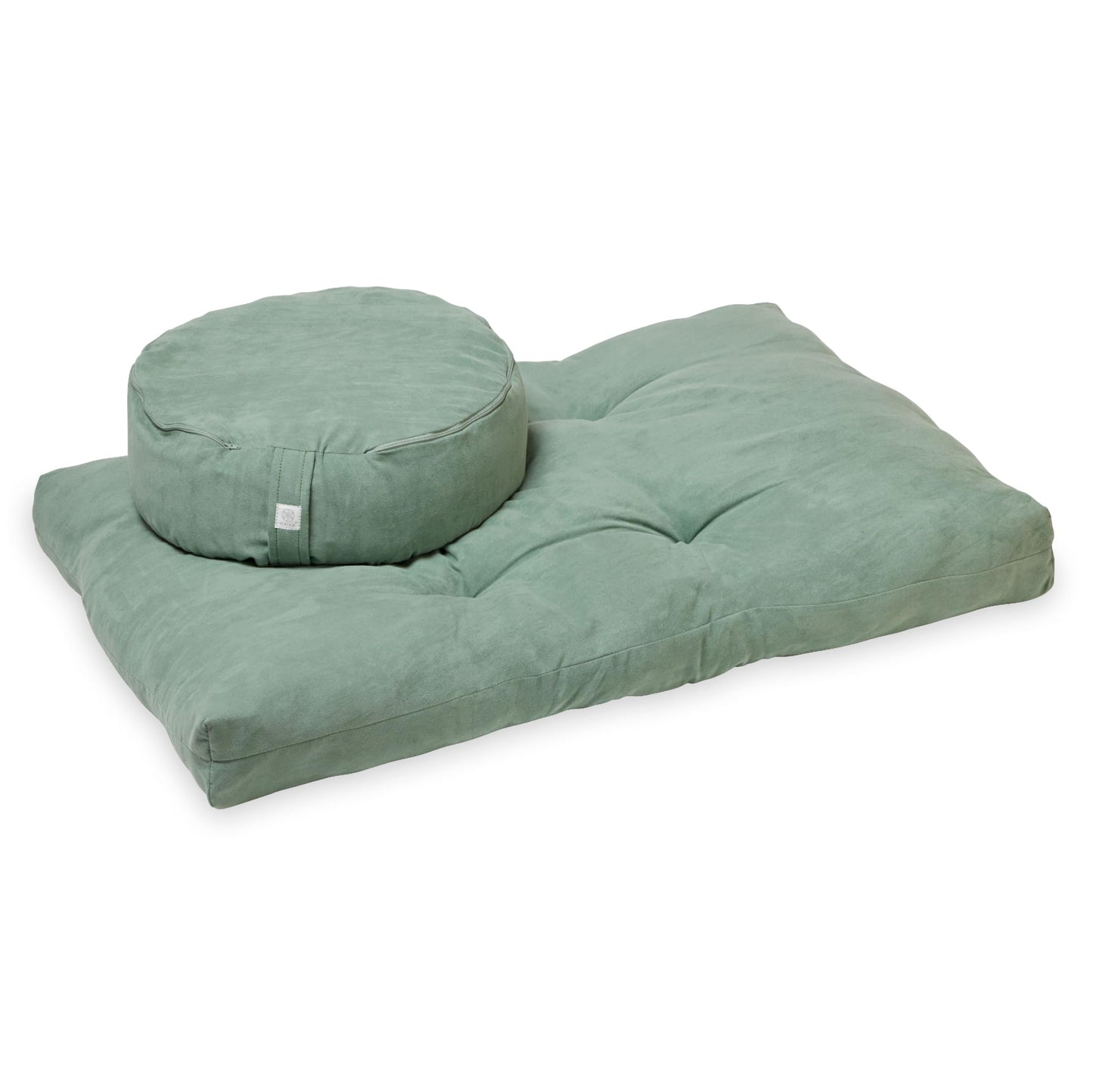 Gaiam Zabuton Meditation Cushion - Yoga Pillow Designed for Comfort During Meditation - Soft and Thick Floor Pillow for Pressure Relief - Machine Washable Cover - 35" L x 24" W x 4" H