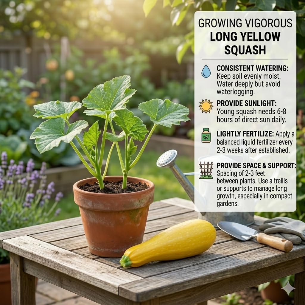 2 Yellow Zucchini Plants for Planting, Hardy Squash Plant in 4'' Pot, Live Zucchini Plants, 4-6 Inches Tall, 2 Plants per Pot, Well-Rooted
