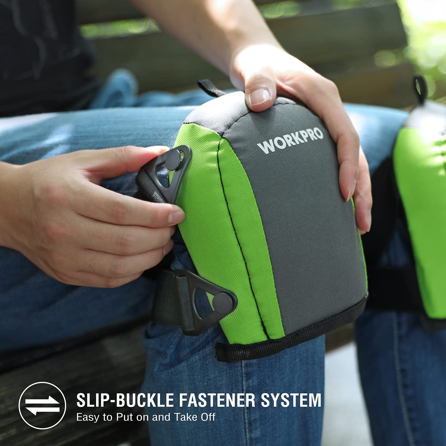 WORKPRO Garden Knee Pads For Unisex-Adult, Flooring Kneepads with Foam Padding, Comfortable Kneeling Cushion for Gardening, House Cleaning, Construction Work