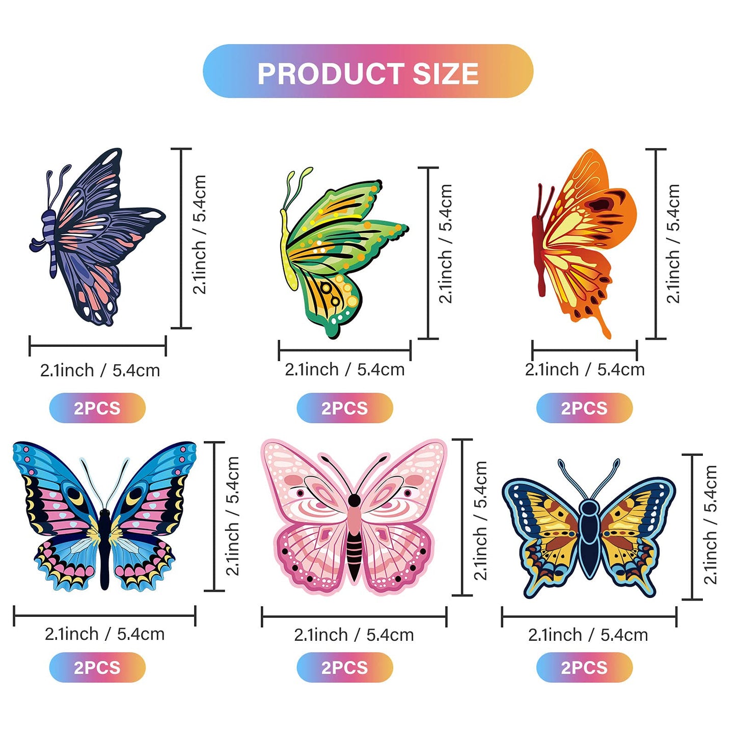 36 Pcs Spring Summer Butterfly Party Decoration Hanging Ceiling Swirl Streamer Large Paper Butterfly Decor for Classroom Office Mothers Day Home Garden Girl Birthday Baby Shower Wedding Tea Party