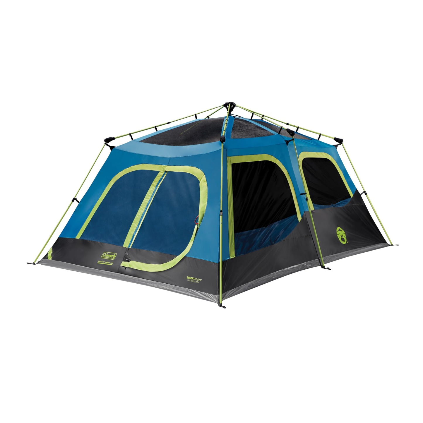 Coleman 4/6/8/10 Person Instant Camping Tent with 1-Minute Setup, Large Family Tent with Pre-Attached Poles, Air Vent, & Carry Bag, Sets Up in About 60 Seconds