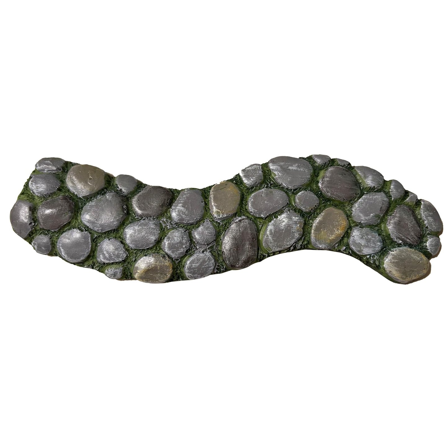 MUAMAX Fairy Garden Pathway, Miniature Stone Road, Green, Resin, Outdoor Statue, Home Decor, Fairy