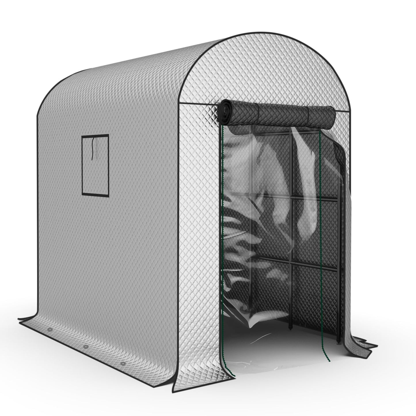BUKLIYN Greenhouses for Outdoors - 90.5'' × 50.8'' × 89.3'' Walk in Plant Greenhouses,Double-Layer Covering - PVC Film and Cotton Film, Suitable for All Seasons