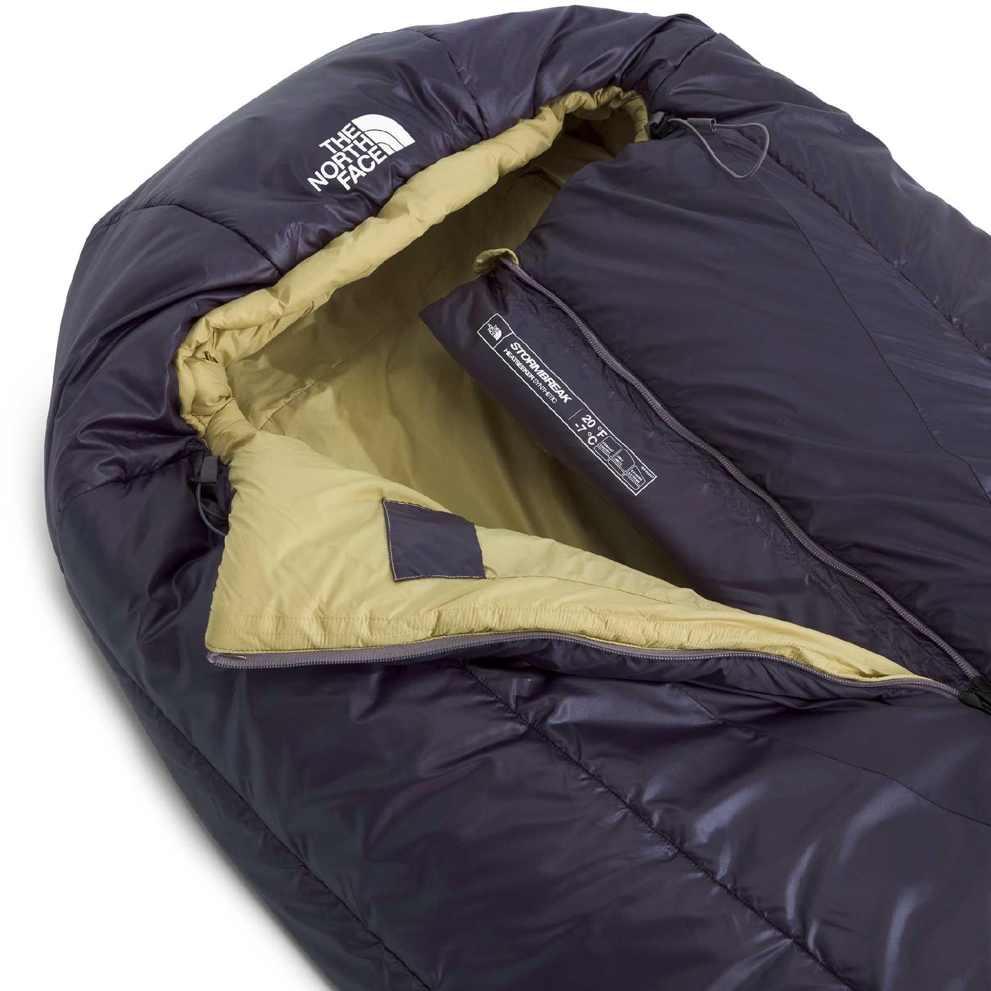 THE NORTH FACE Stormbreak 20F / -7C Backpacking Sleeping Bag - Water Repellent, Fully Insulated, Includes Stuff Sack, Endless Dusk/Pear, Short