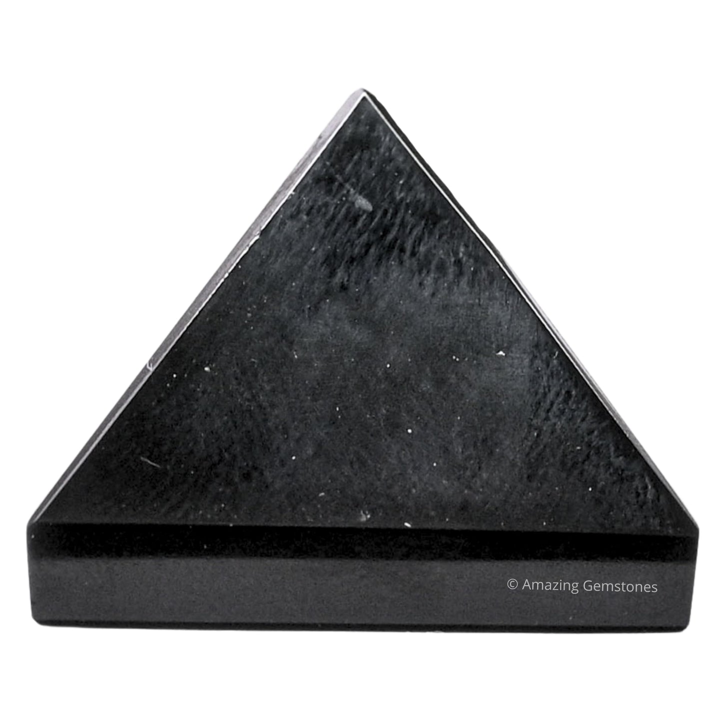 Amazing Gemstone Black Obsidian Pyramid Crystal Healing Stones - 1" Great Pyramid Figurine of Natural Stone Pyramid for Meditation, Reiki, Chakra Balancing and Crystal Pyramids Grid