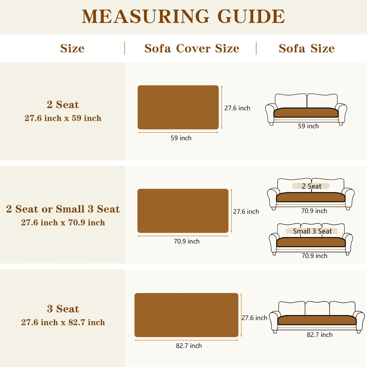 MYSKY HOME Couch Covers for 3 Cushion Sofa Pet Friendly, Couch Cover for Dogs, Sofa Covers for Pets Washable, Soft Non-Slip Sofa Slipcovers Furniture Protector Covers, Dark Grey, 27.6" x 70.9"