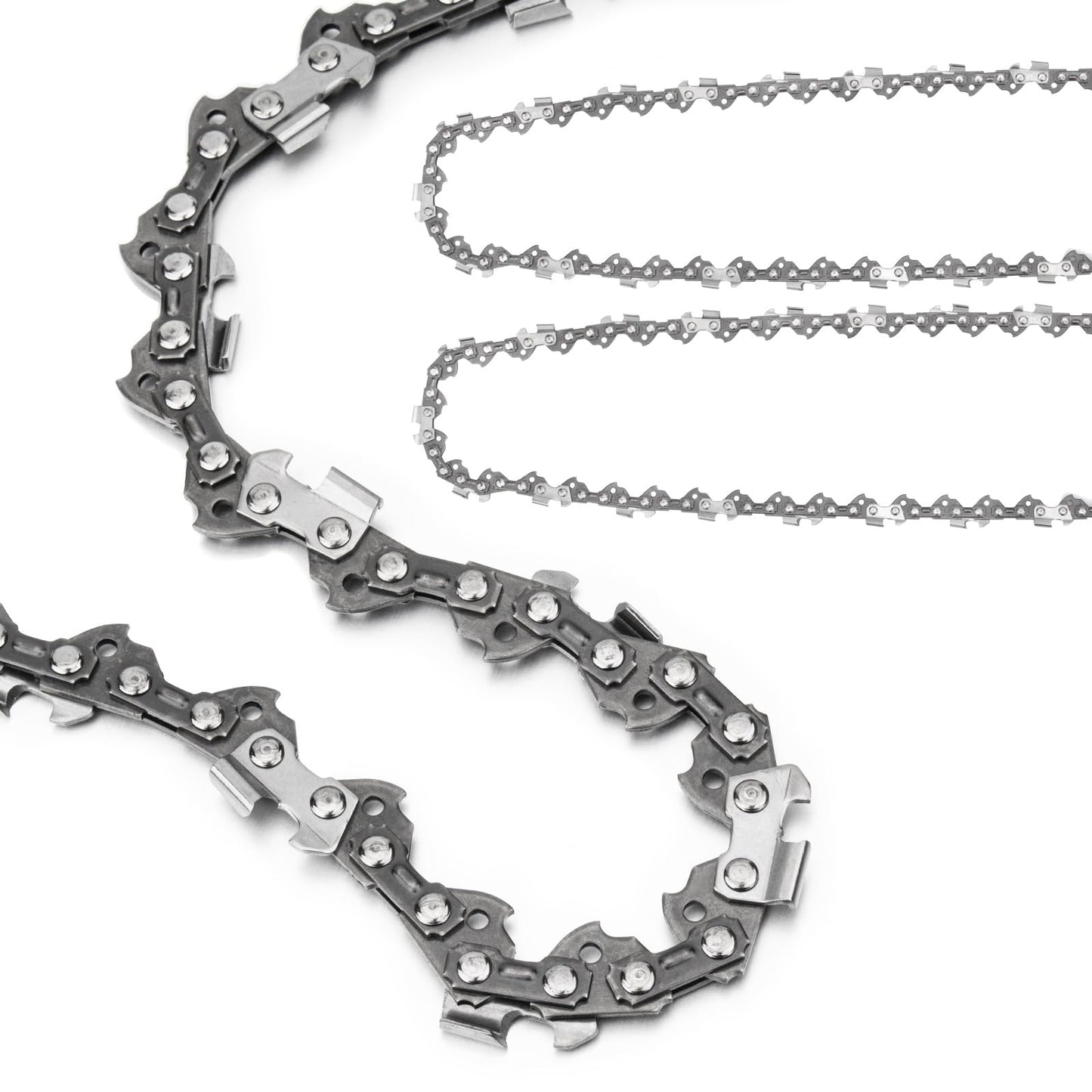 18 Inch Chainsaw Chain 3/8" LP Pitch 62 Drive Links Replacement for EGO AC1800, 18" Chain Saw Chains Fit for EGO CS1800, CS1803, CS1804 DCCS672B Chainsaw (3Pcs)