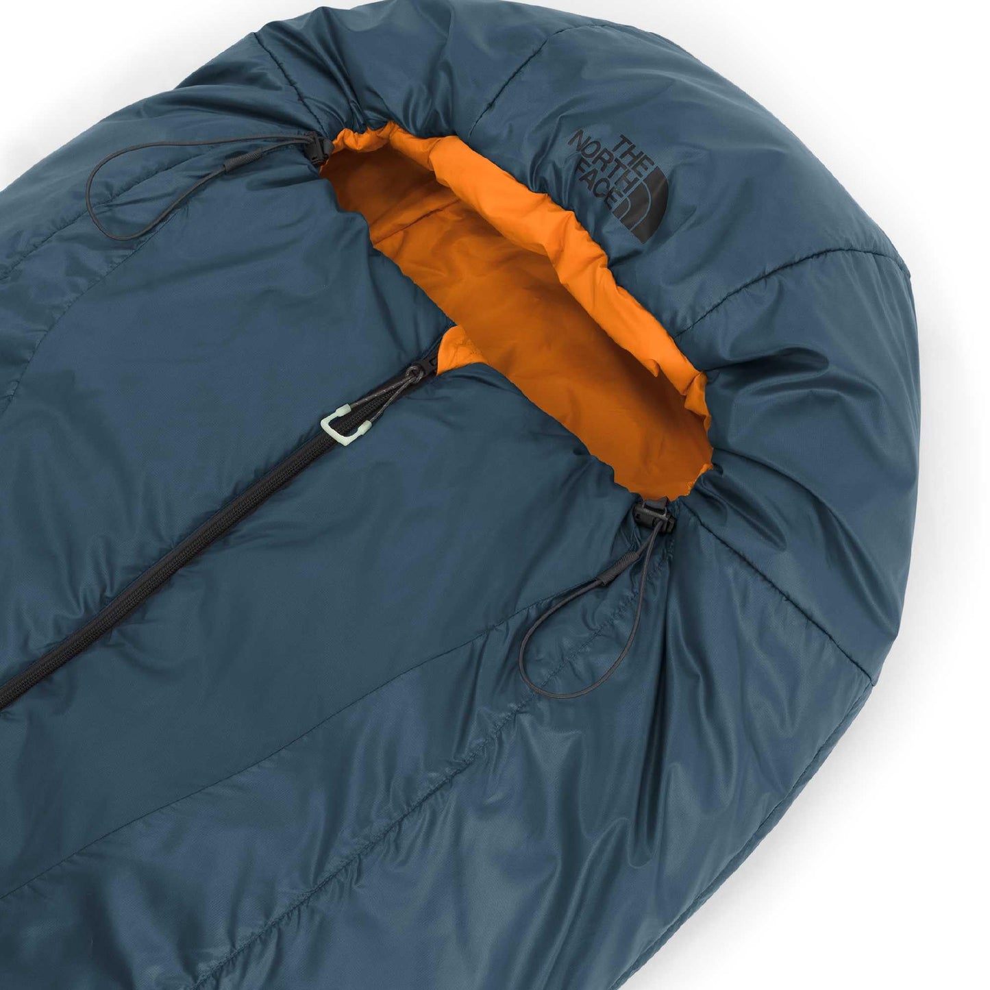 THE NORTH FACE Stormbreak 35F / 1.7C Backpacking Sleeping Bag - Water Repellent, Fully Insulated, Includes Stuff Sack, Granite Grey/Dust Orange, Short