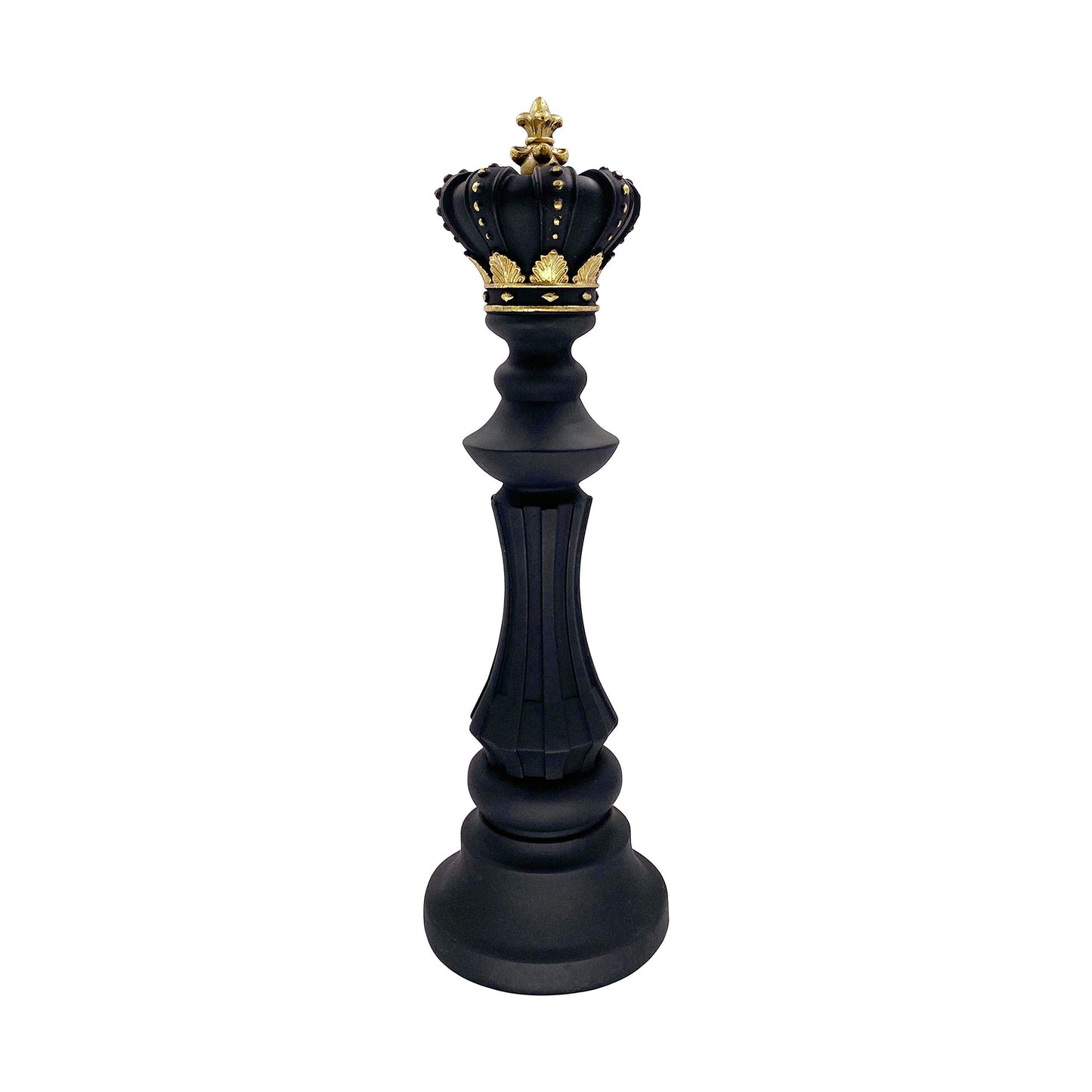 LOOYAR Three Pack Chess King Queen Knight Statue Sculpture Ornament Collectible Figurine for Home Office Desk Table Decoration Gift
