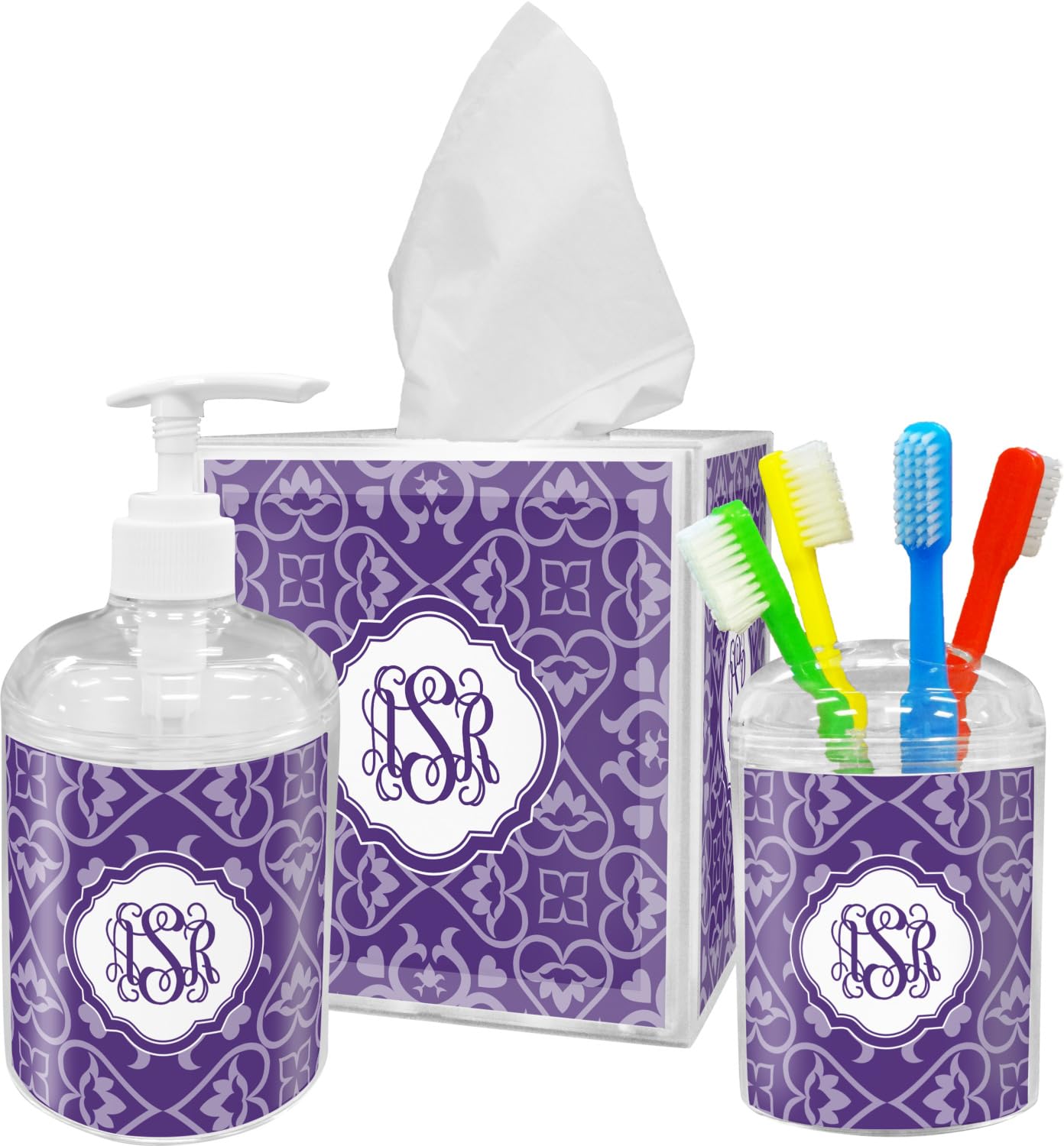 RNK Shops Personalized Lotus Flower Tissue Box Cover