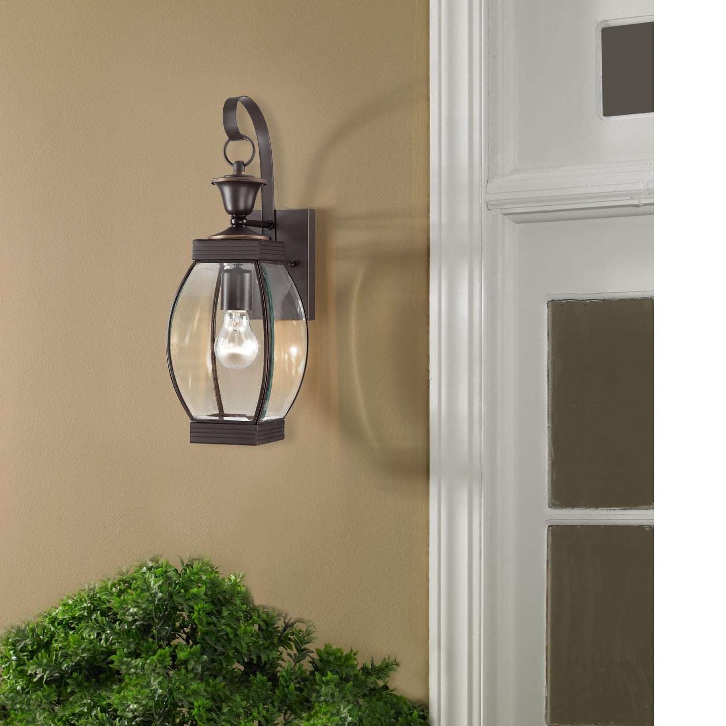 Quoizel Oasis 1-Light Medici Bronze Outdoor Wall Lantern