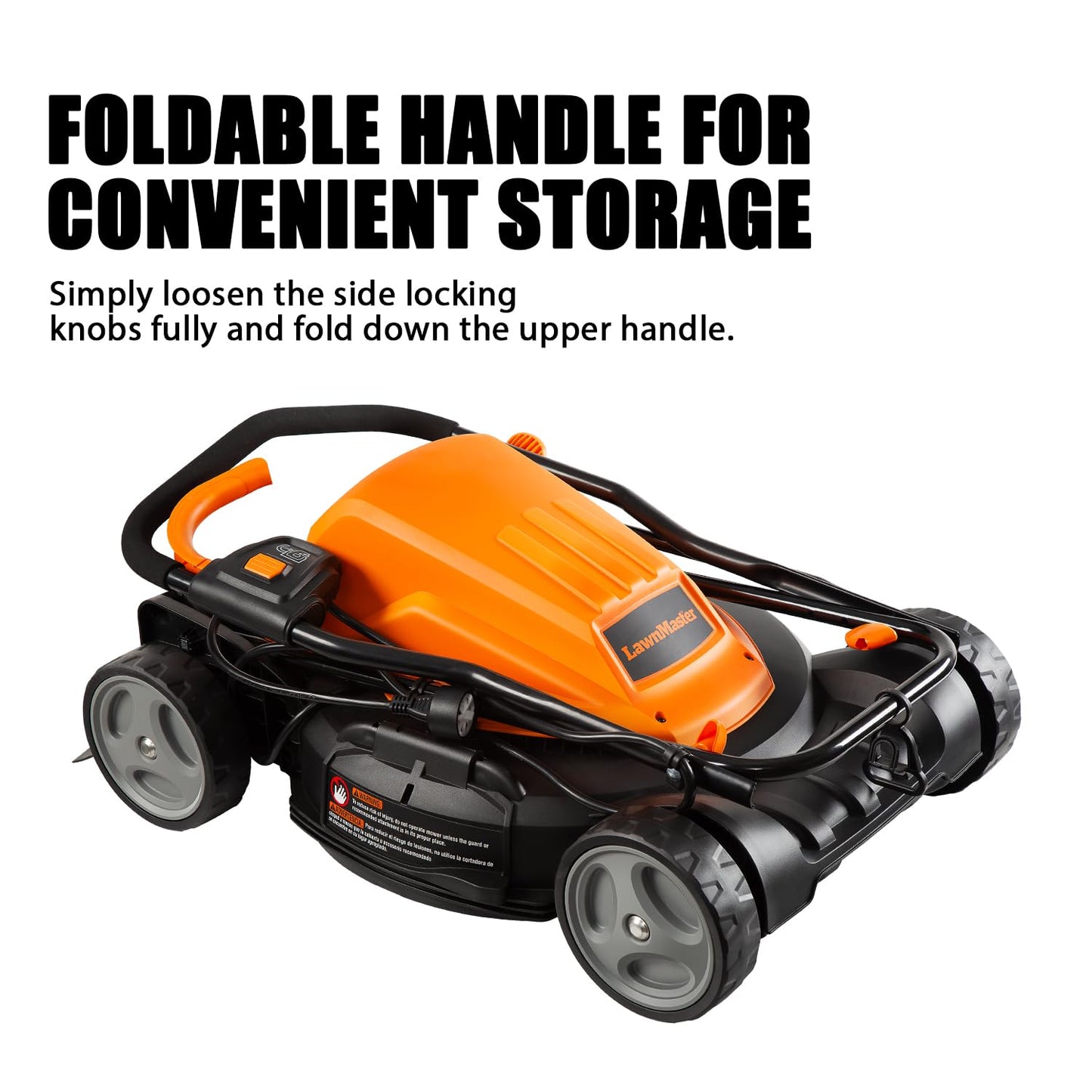 LawnMaster Electric Lawn Mower 12AMP 19-Inch ME1218X.01