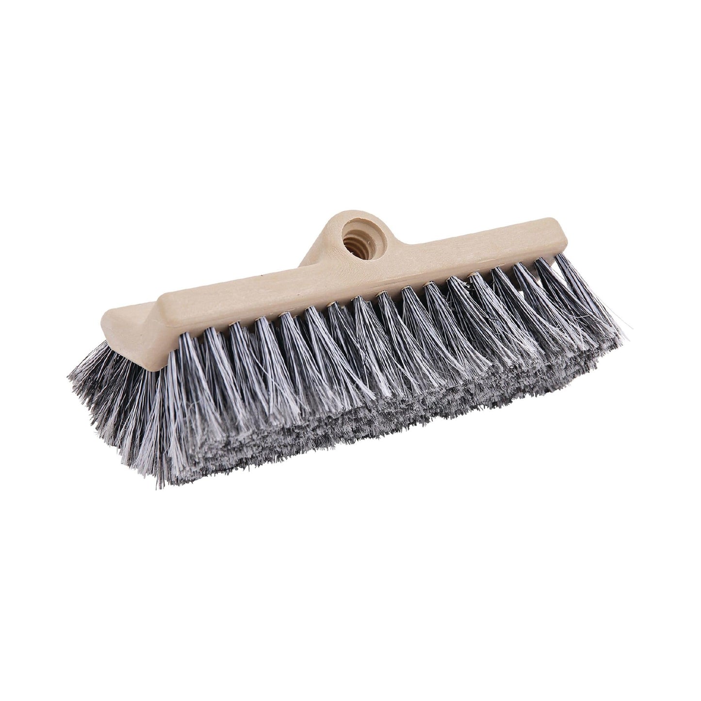 Boardwalk BWK8420 Dual-Surface Vehicle Brush, 10" Long, Brown