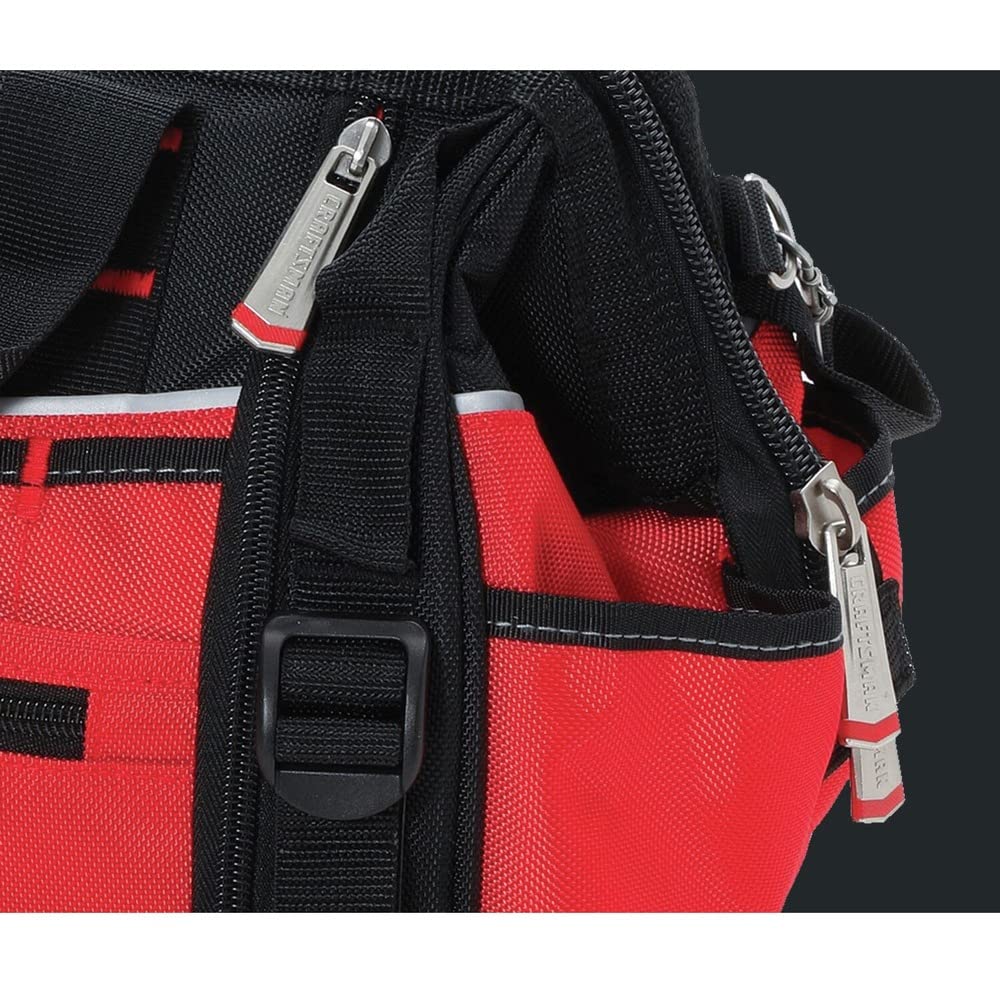 CRAFTSMAN VERSASTACK Zippered Tool Bag, 31 Pocket Organizer, Heavy Duty Tool Tote (CMST17622)