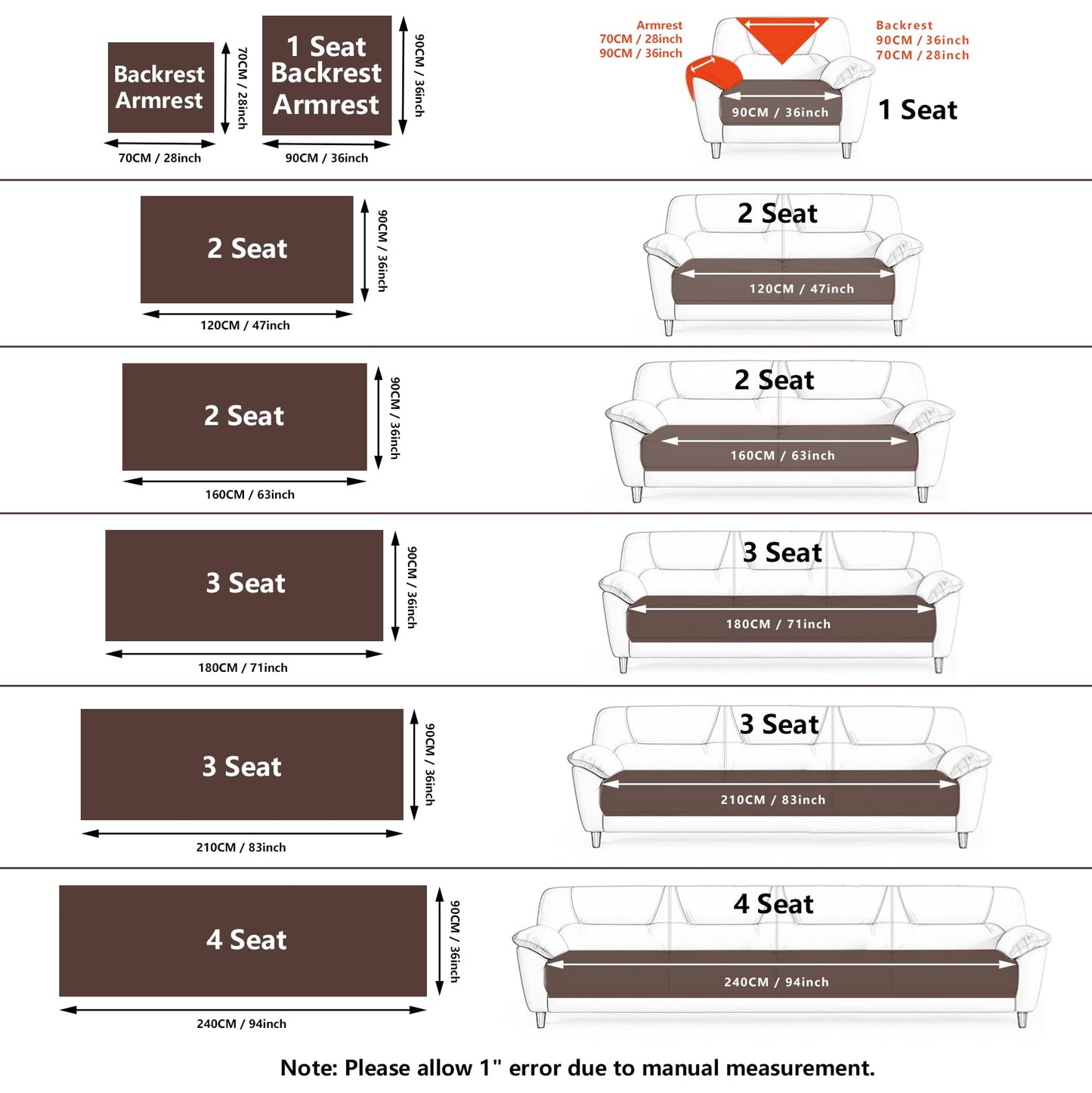 MDSASFD Velvet Couch Cover, Washable Sectional Sofa Cover, Anti Slip Sofa Slipcovers for 3 Cushion Couch Sofa L Shaped Recliner, Furniture Protector Covers for Pets Kids(Khaki, Only 1 PCS)