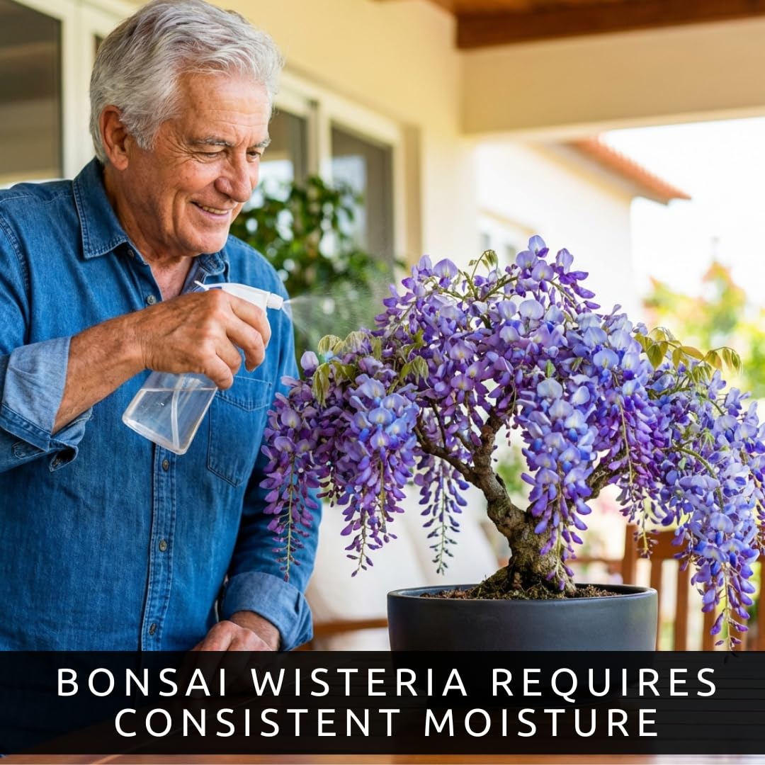 Wisteria Live Plants 1–2 Ft Tall – Flowering Wisteria Vine (Wisteria Floribunda) – Fast Growing Climbing Plant for Garden, Trellis, Pergola & Bonsai Training (2 Plants)