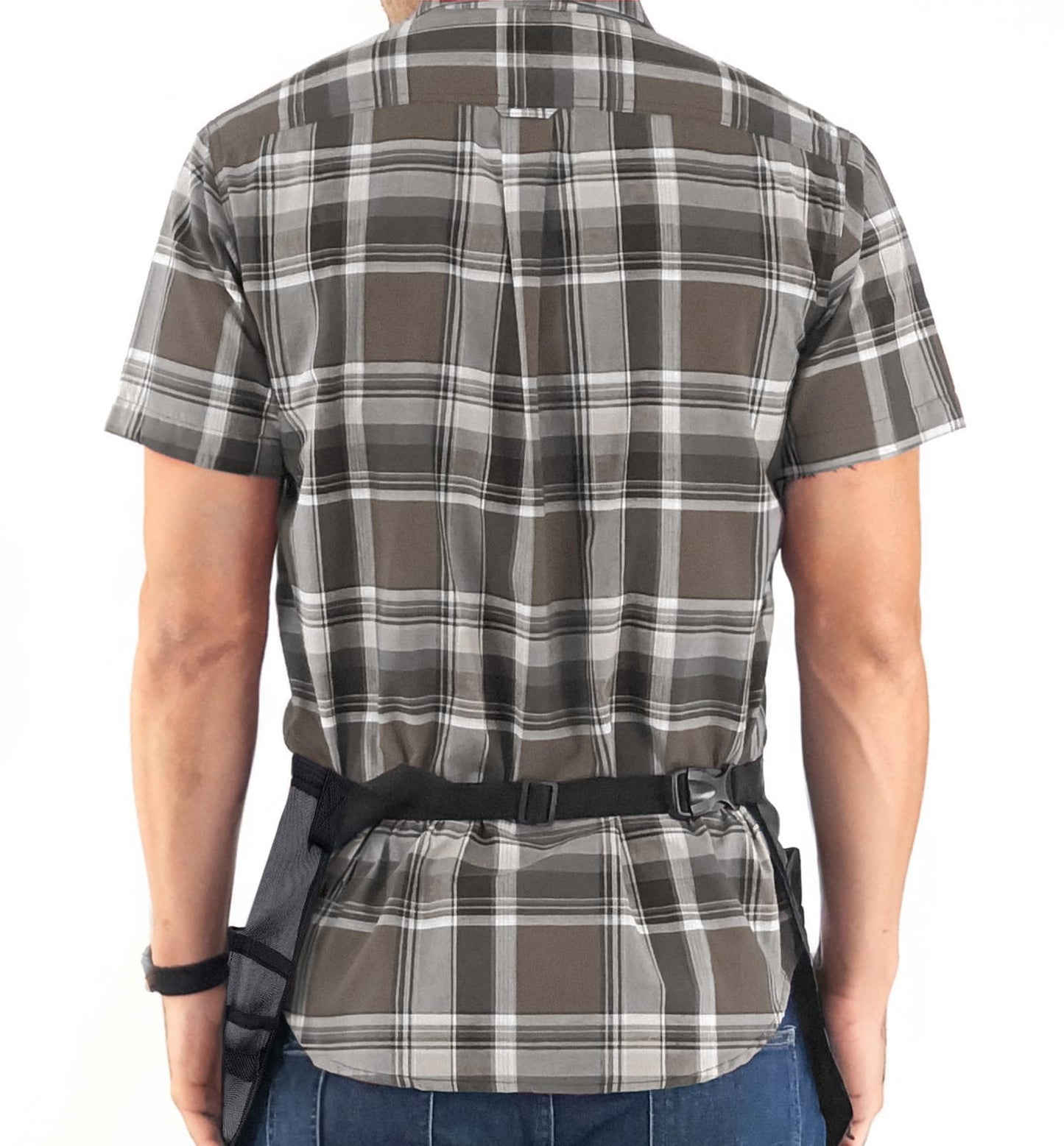 Under NY Sky Tool Pouch - 12 Pockets, 2 Loops, 1 Hammer Loop - Heavy Duty Oxford Canvas - Tool Belt Apron Adjustable for Men, Women - Mechanic, Shop, Electrician, Gardener, Makers (Tool Belt Gray)