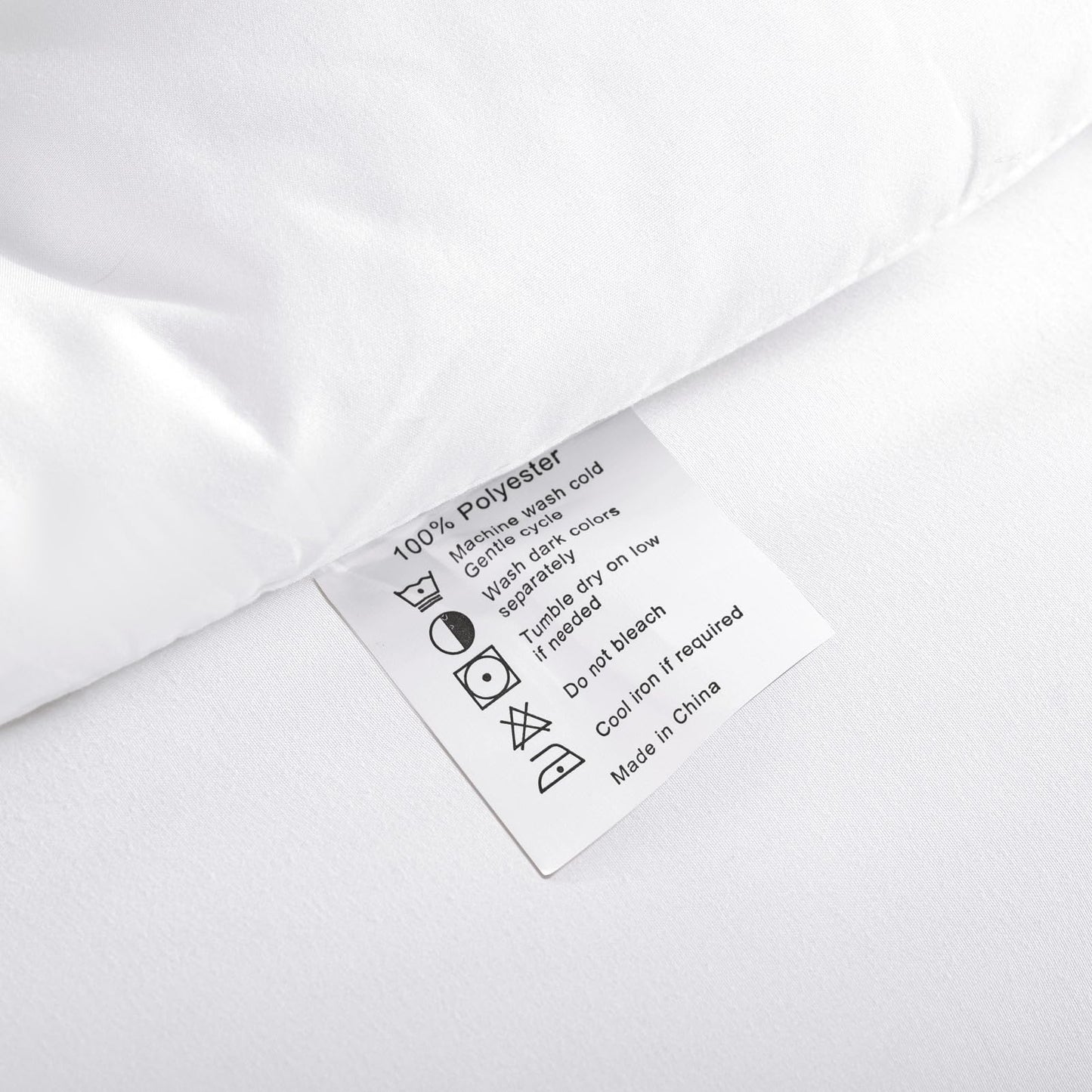 ROSGONIA White Queen Comforter Set, 3pcs(1 Boho White Comforter & 2 Pillowcases) All Season Soft Bedding Lightweight Bedspread Blanket Quilt