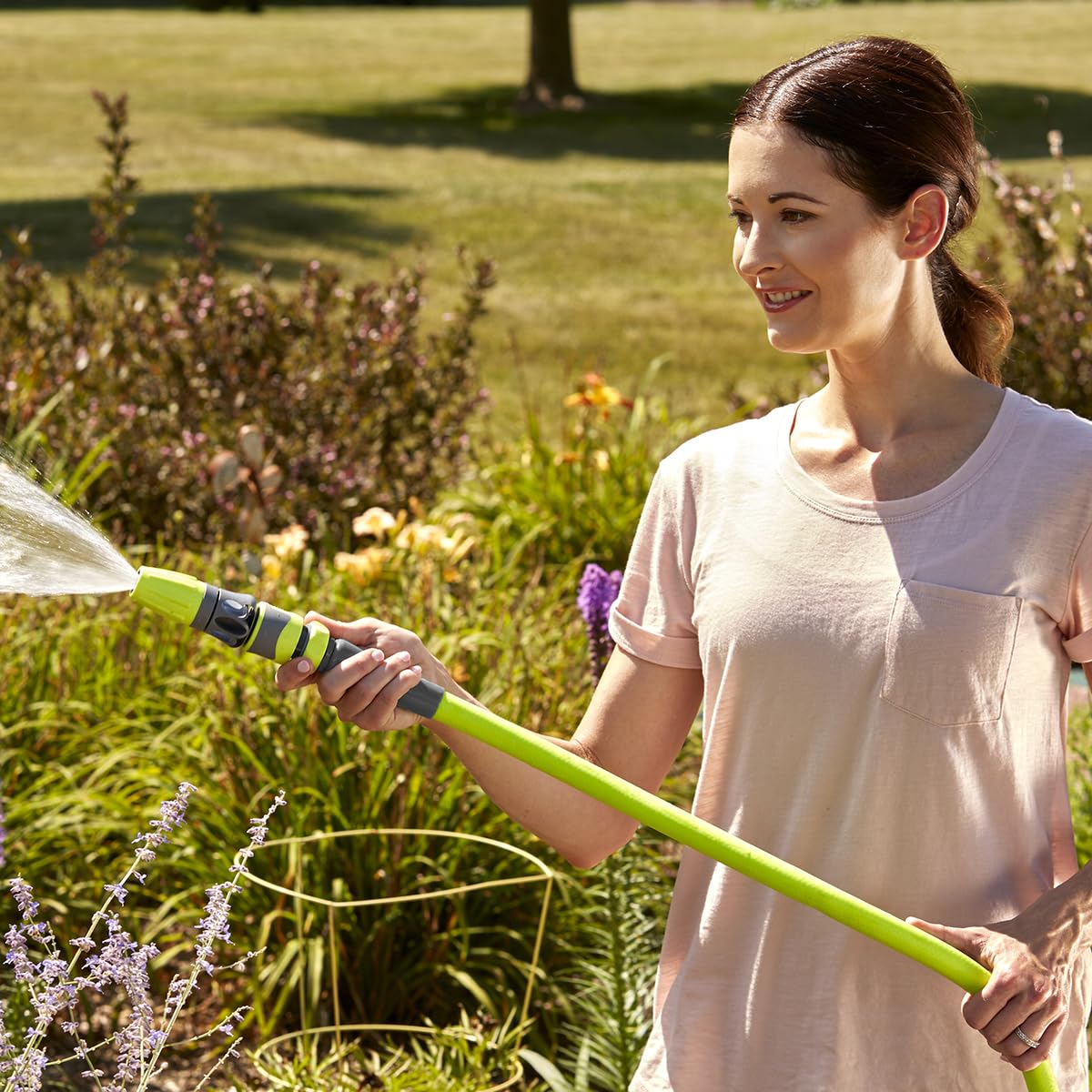 Flexzilla Garden Hose 5/8 in. x 25 ft., Lightweight All-Weather Water Hose, Durable and Flexible, Leak-Free Connections
