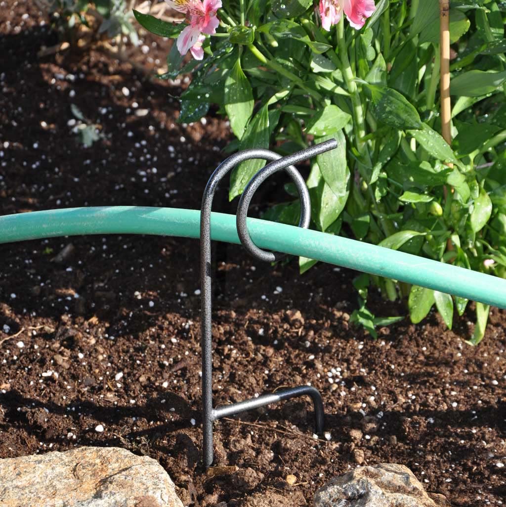Yard Butler Ultimate Hose Management Bundle - Complete Hose Organizer Kit - Wheeled Cart, Wall Mounted Hanger, & Plant Saving Guides - Durable Powder Coated Steel - 5-Piece Set