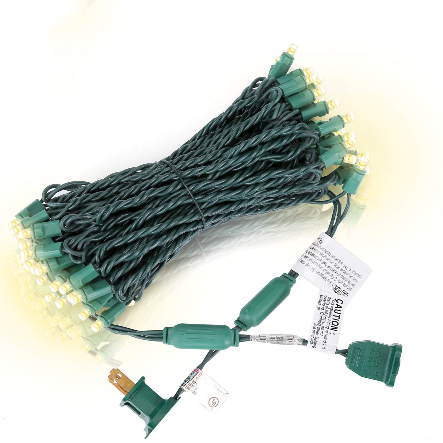 AIDDOMM Christmas Lights Warm White 50 Counts, Christmas Lights Outdoor Warm White Commercial Grade Waterproof IP65, 25Ft 5mm Outdoor Mini LED, Xmas for Tree