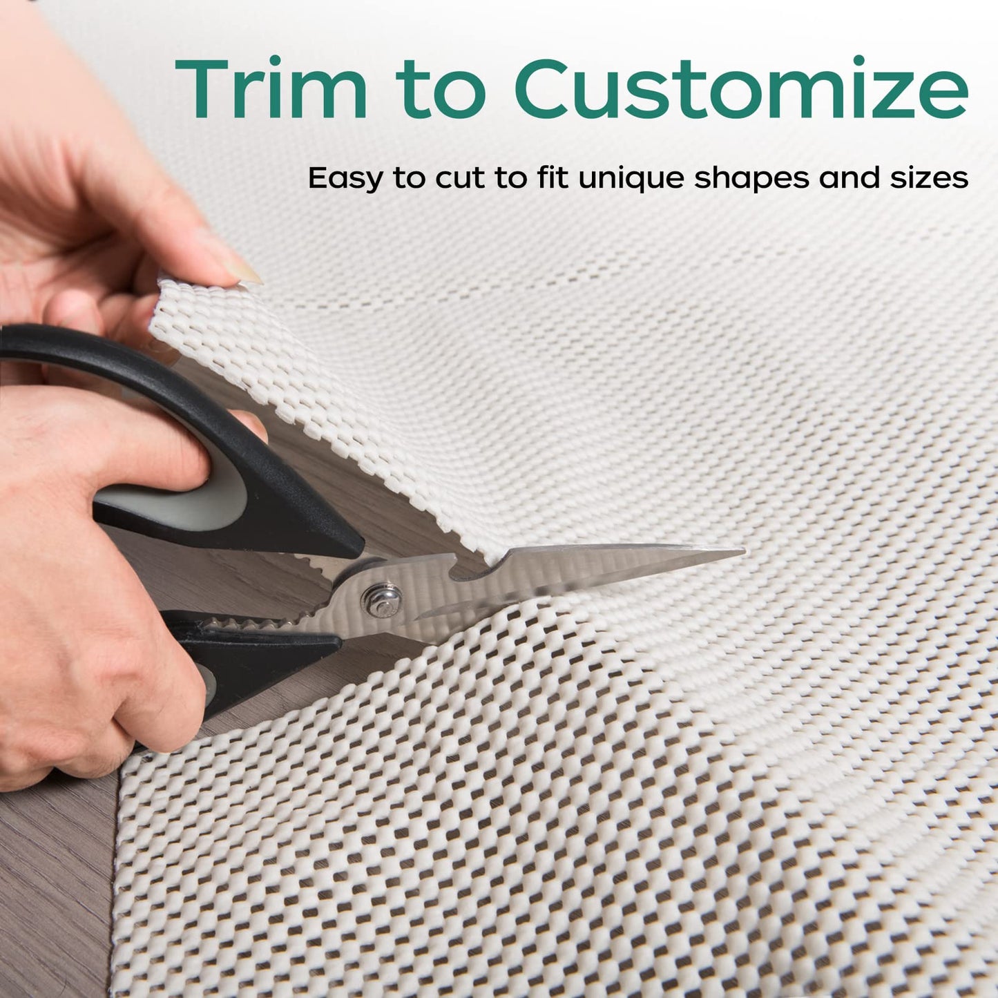 BAGAIL BASICS Non Slip Rug Pad Gripper 2 x 3 Feet Extra Thick Carpet Pads for Area Rugs and Hardwood Floors, Keep Your Rugs Safe and in Place