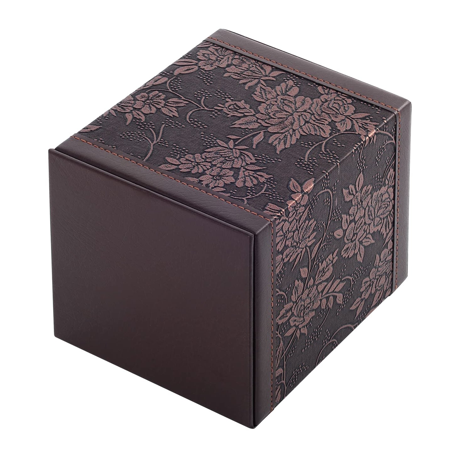 Tissue Box Cover Square,Modern Leather Tissue Box Holder for Napkin Facial Paper Organizer Bottom with Magnet Reinforcement for Home/Hotel/Restaurant/Office/car/Living Room(Retro)