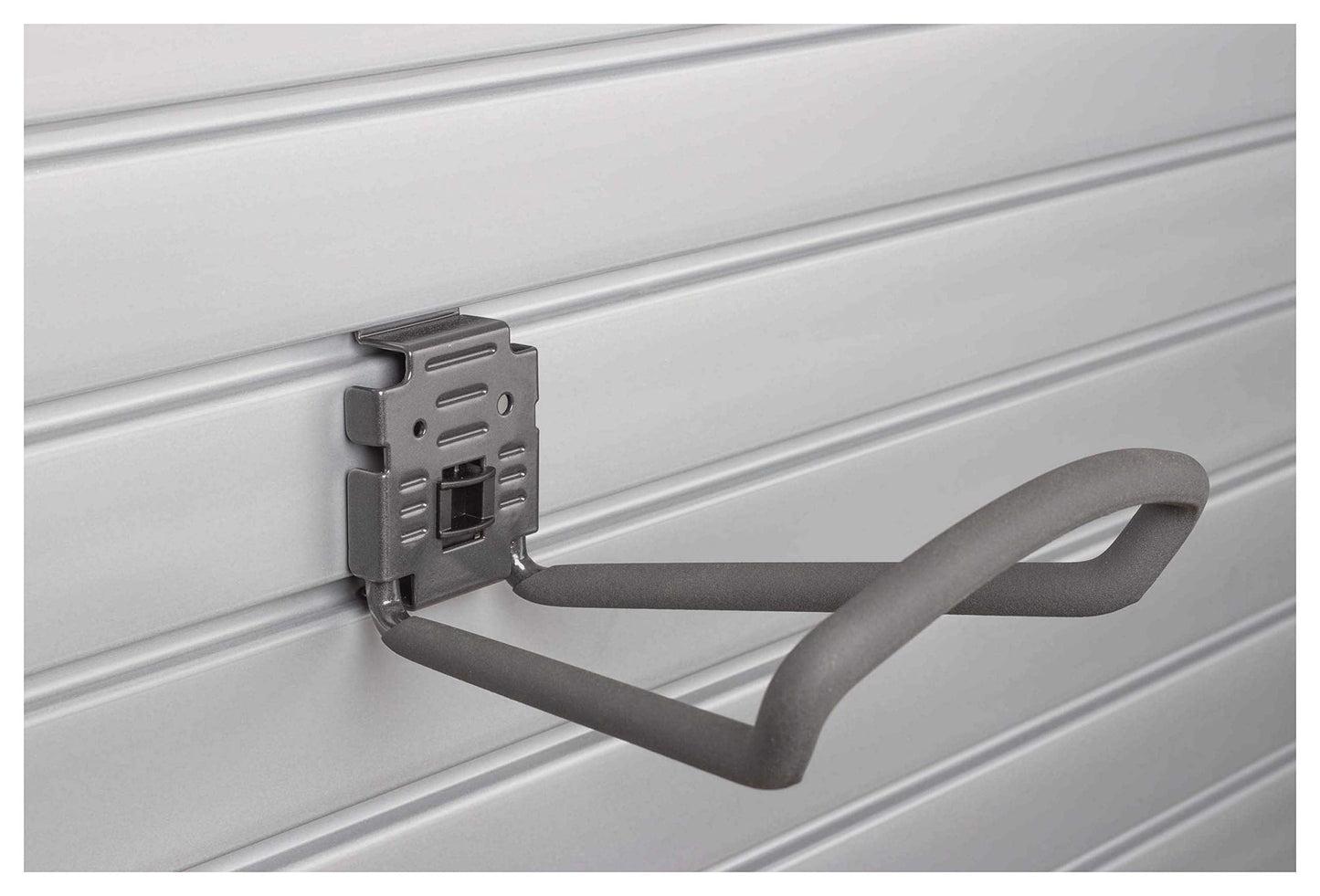 HandiWall 8" Loop Hook with Locking Bracket for Tool Storage on Slatwall Panels