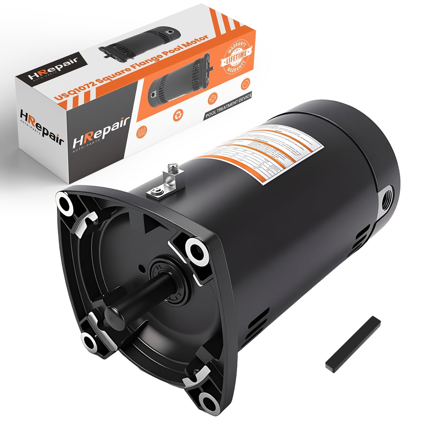 HRepair 3/4 HP Swimming Pool Pump Motor USQ1072 fits for Pentair Superflo Sta-Rite Whisperflo Pinnacle Anthony AR2 Pumps 230V, 5.6/11.2 Amps - 0.75 HP