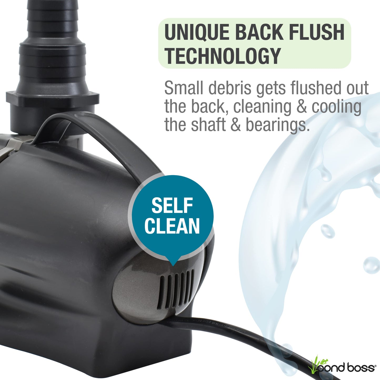 Pond Boss Waterfall Pump, 3600 GPH
