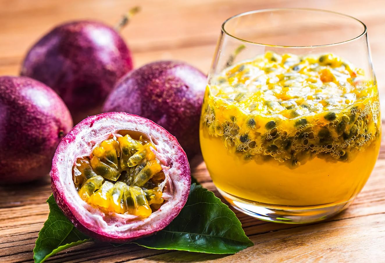 400 pcs Passion Fruit Seeds Tropical Climbing Vine Outdoor Indoor Home Garden Plant Seeds Heirloom